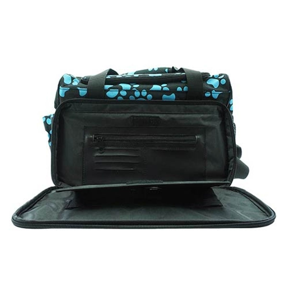 Grooming Bag Pow Print Blue and Black, Whal