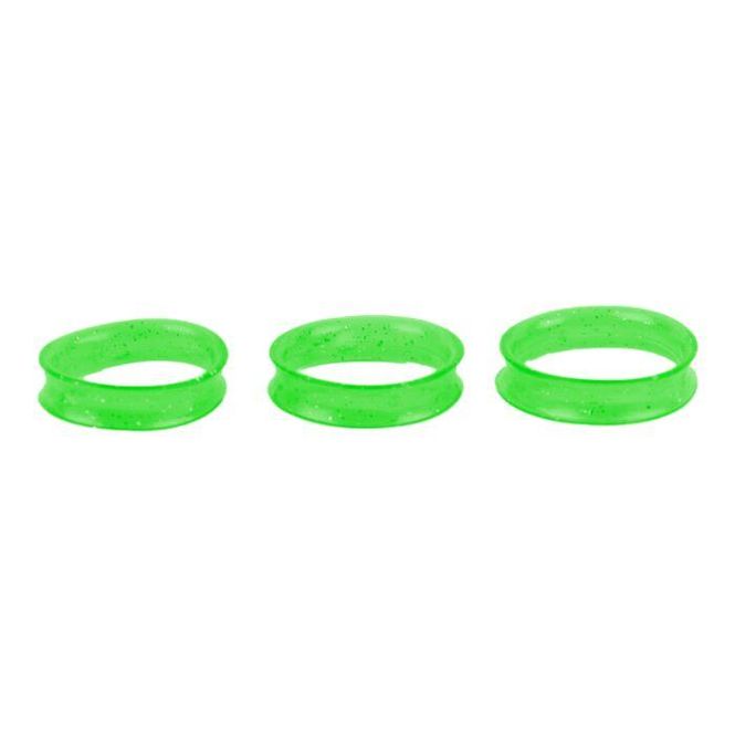 Hovedbilde Finger Ring 21 mm Green Fine Glitter Scissor ...