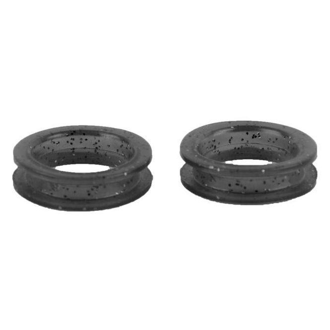Hovedbilde Finger Ring 21 mm Black Glitter Scissor rings 2 ...