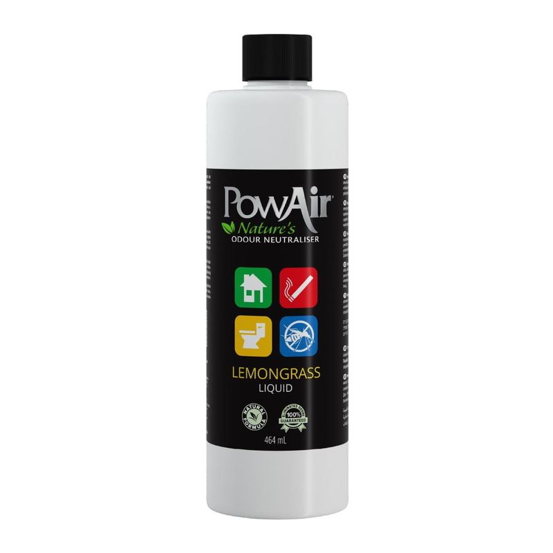 Odour Neutraliser Liquid (Lemongrass) 464ml, PowAir