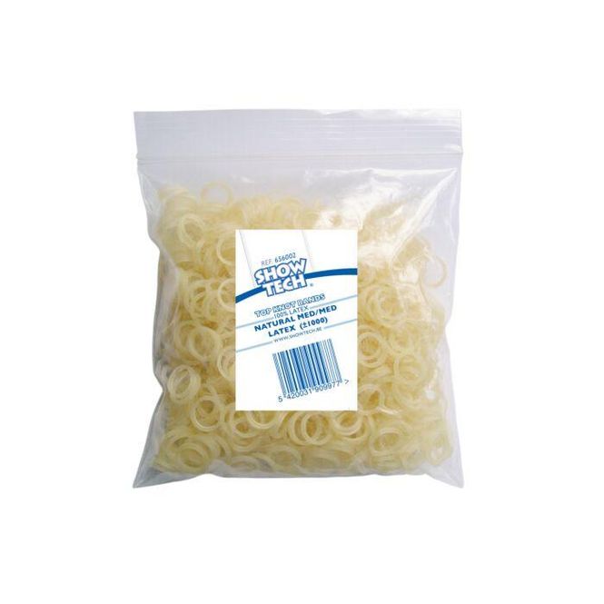Hovedbilde Latex Bands Natural - 1000 pcs Top Knot Bands, ...