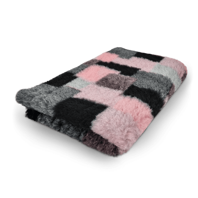 Hovedbilde Vet Bed Patchwork - Pink, Black & Grey -Non Slip ...