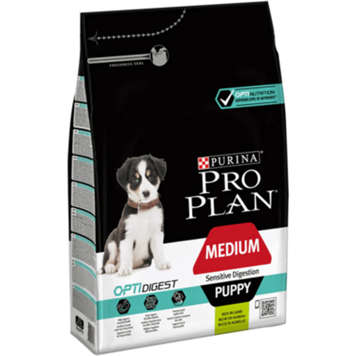 Puppy - OptiDigest Medium Sensitive Lam 12kg