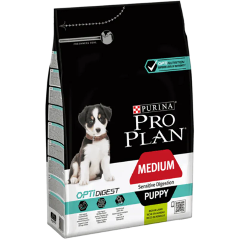 Puppy - OptiDigest Medium Sensitive Lam 12kg