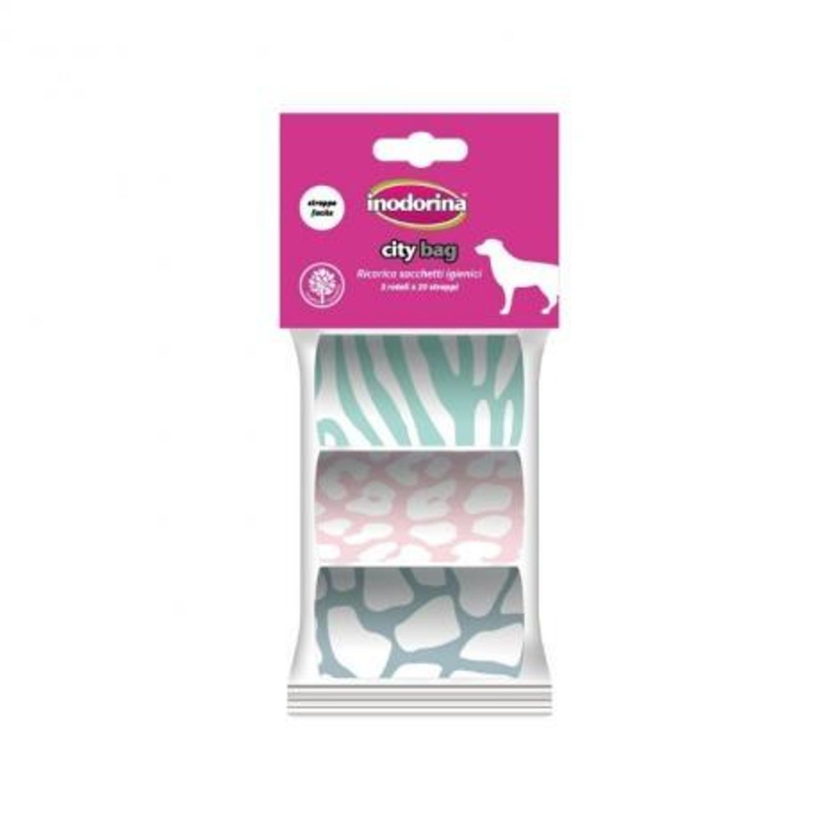 City Bag, 3 rolls, Inodorina