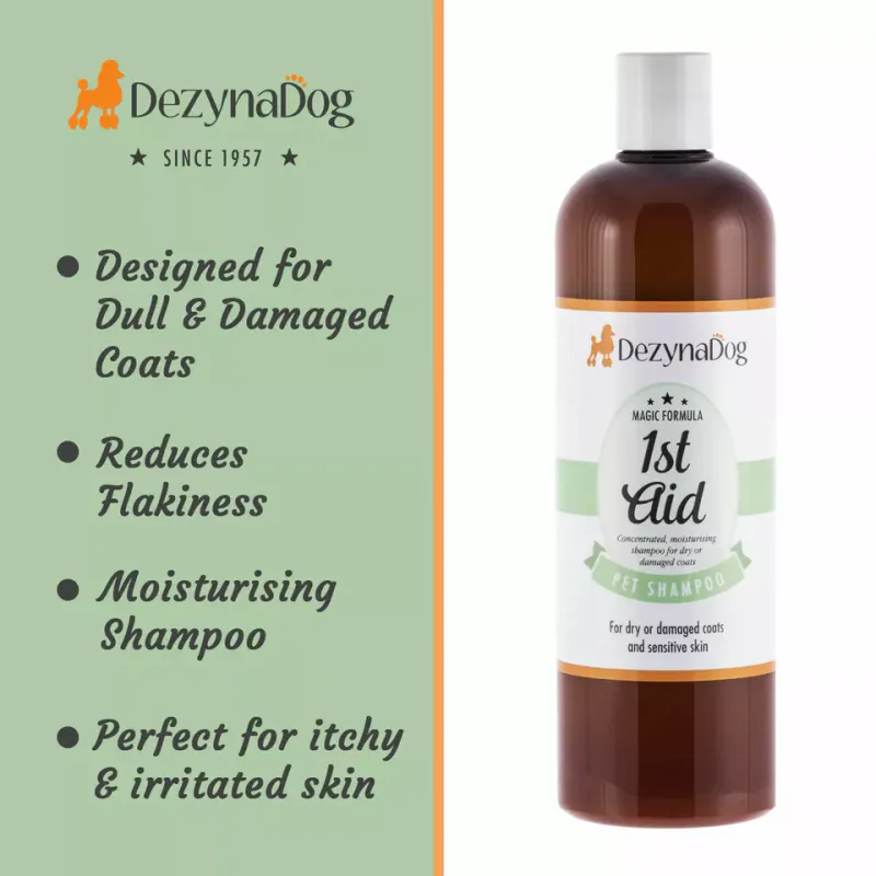 1St Aid Medicated Shampoo 5L, Dezynadog 