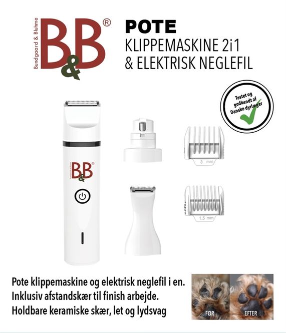 Hovedbilde Pote klippemaskine 2i1, B&B
