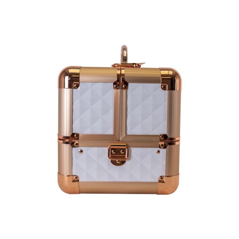 Grooming Case Mini Diamond Pattern White, Groom-X