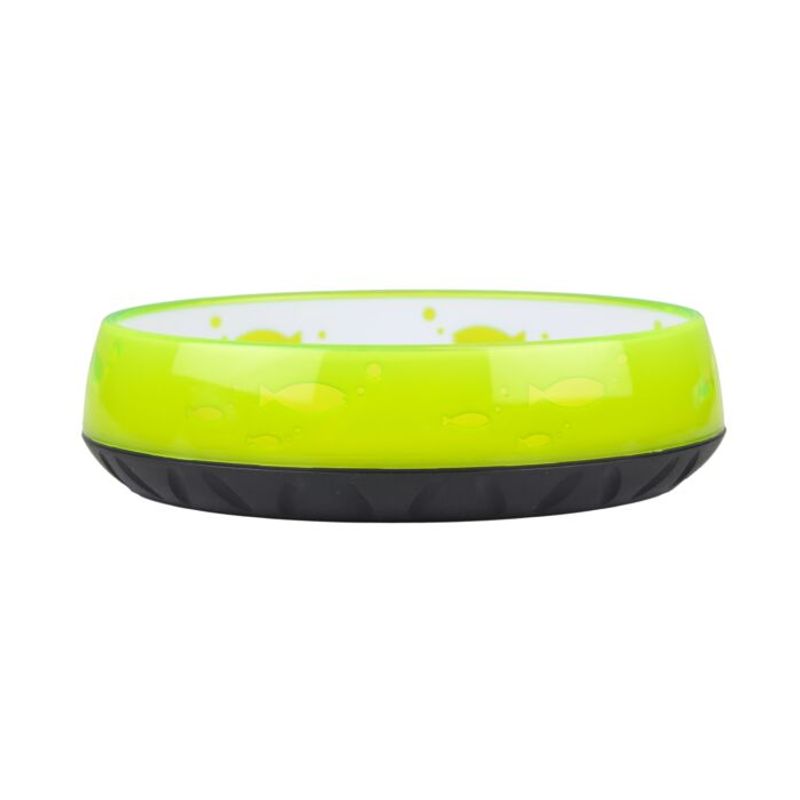 Anti-Slip Cat Bowl Oval Lemon 14,6cmx12,1cm - 260ml, Show Tech