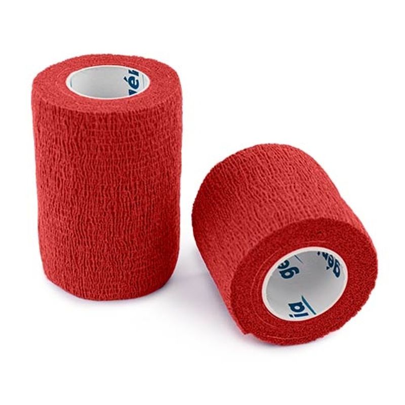 Cohesive Bandage Rød 5cm Bred, Ibanez