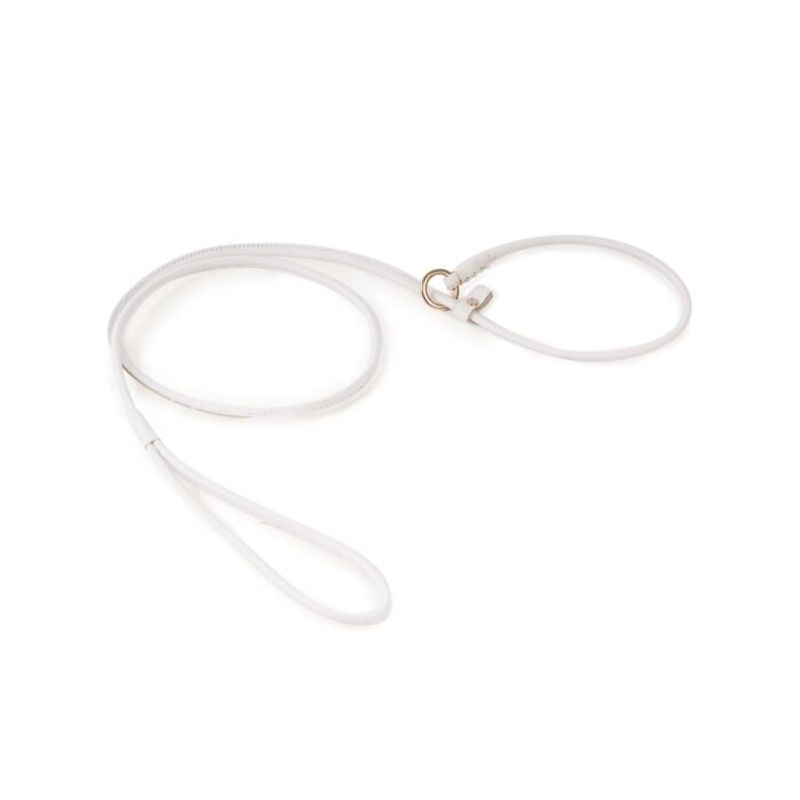 5mm Tan Dogs Slip Lead Round Cow Leather